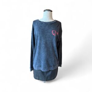 Q Women's Blue Sweater